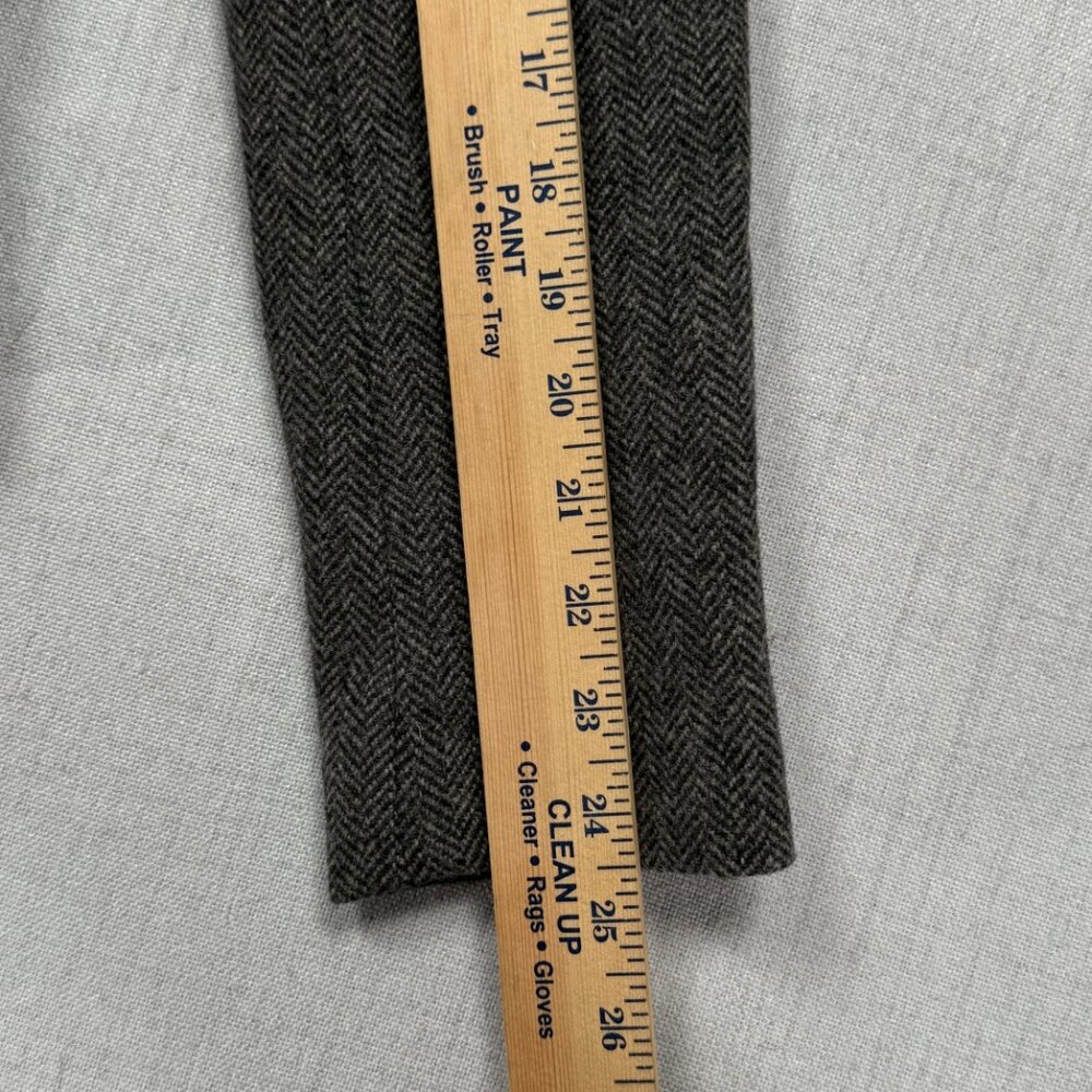 Jack Wills Tailored Blazer Herringbone Gray Wool Three Button Front Size 6 - Picture 10 of 12